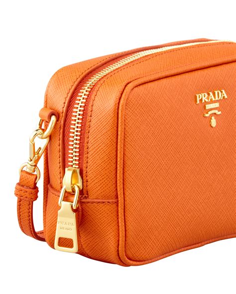 small orange handbags